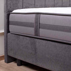 Κρεβάτι με Αποθηκευτικό Χώρο Waverly Bed Set Stripe 90x200 / Dark Grey